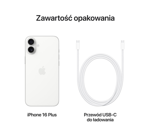 Apple iPhone 16 Plus 128GB Biały - 1277923 - zdjęcie 10